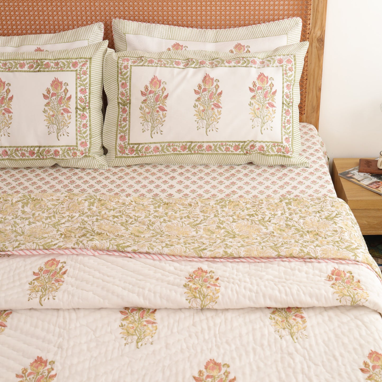 Valley of Flowers Cotton Quilt