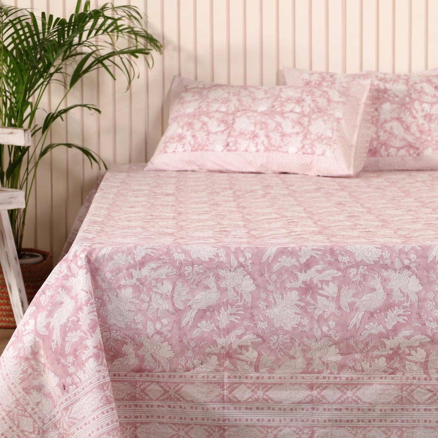 Cherry Blossom Cotton Bedsheet