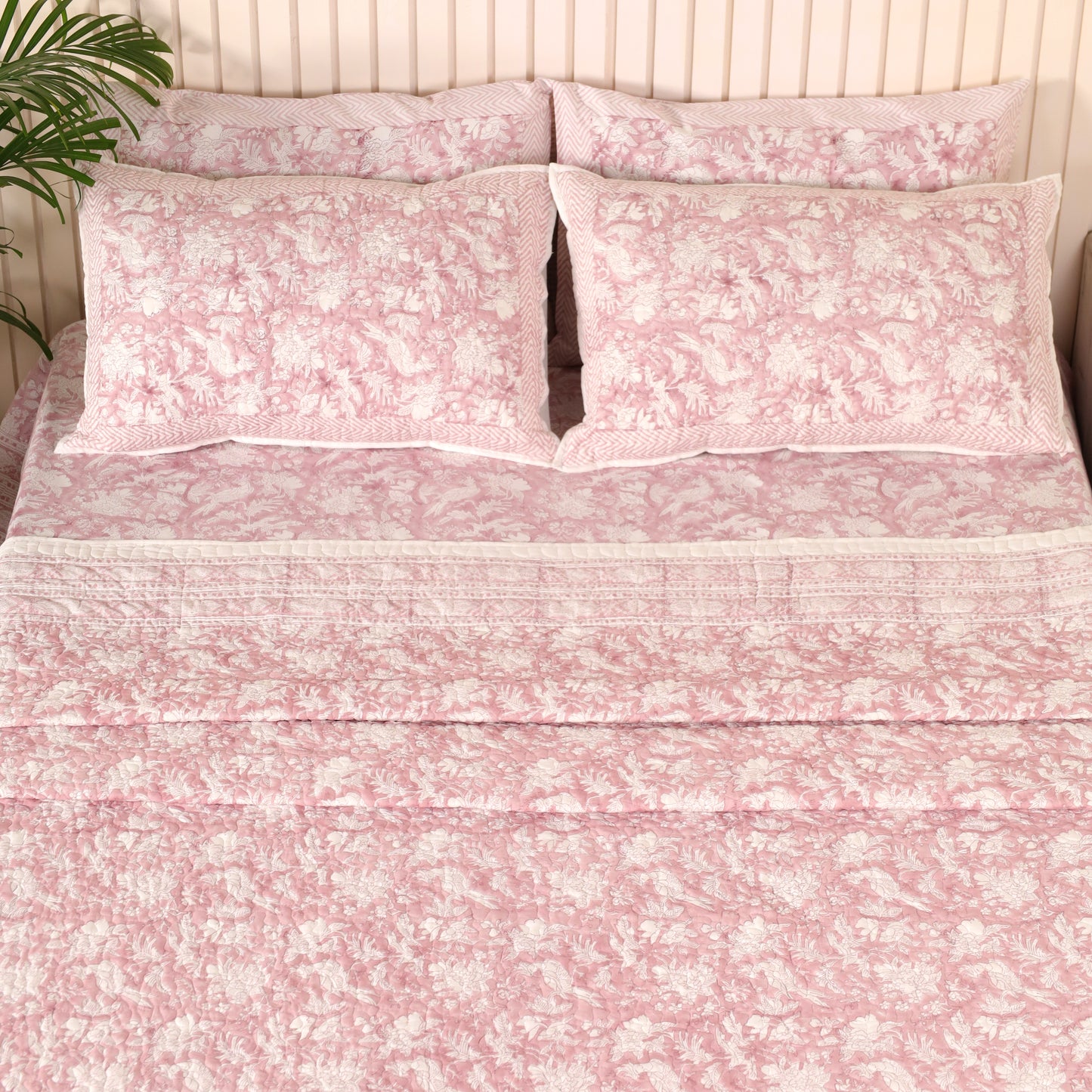 Cherry Blossom Cotton Bedcover