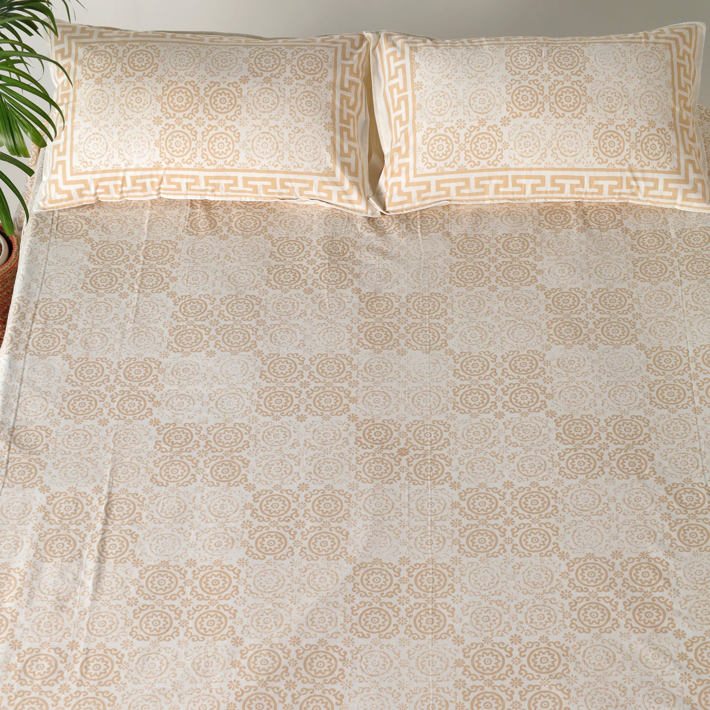 Amber Jaal Cotton Bedsheet