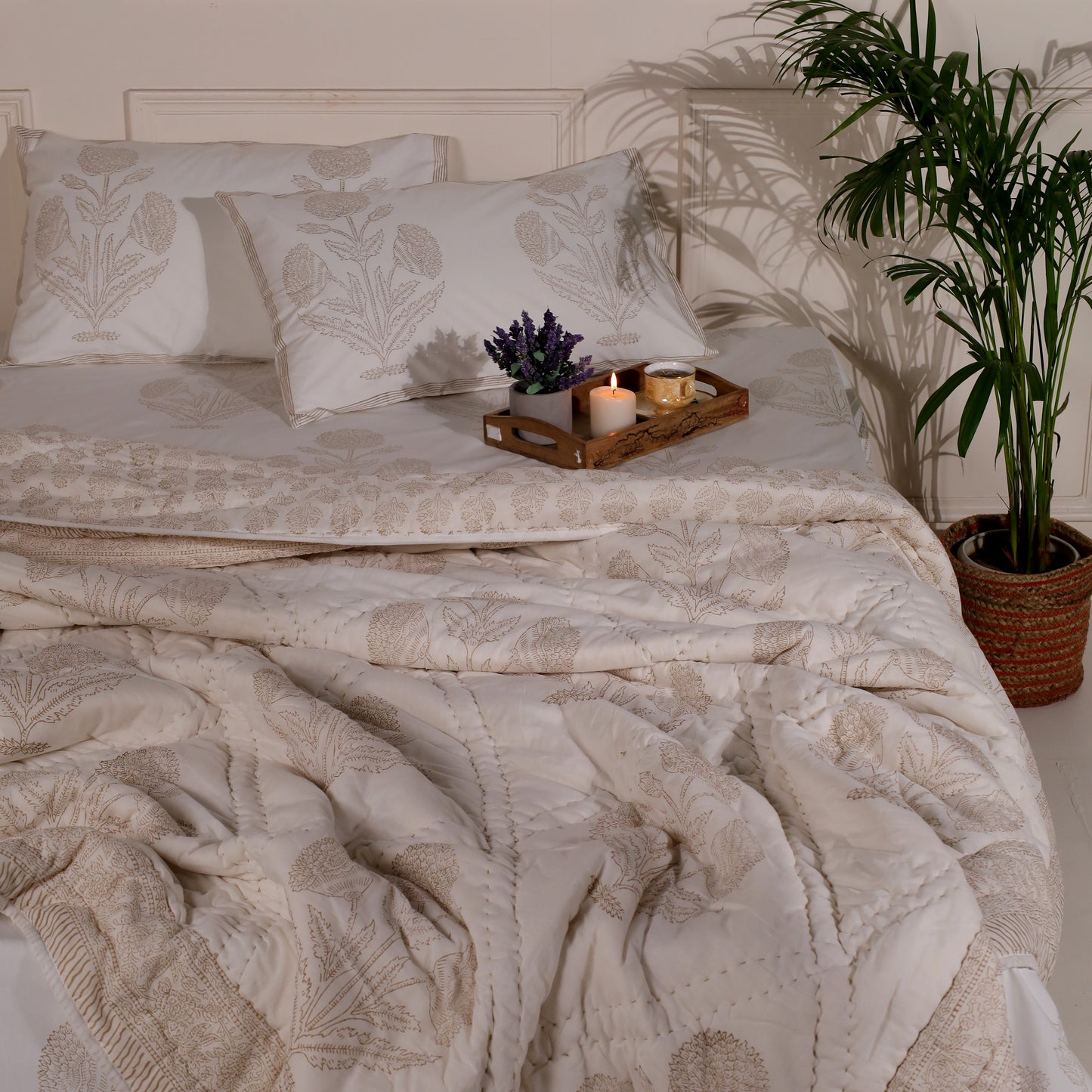 Mystique Poppy Cotton Bedcover