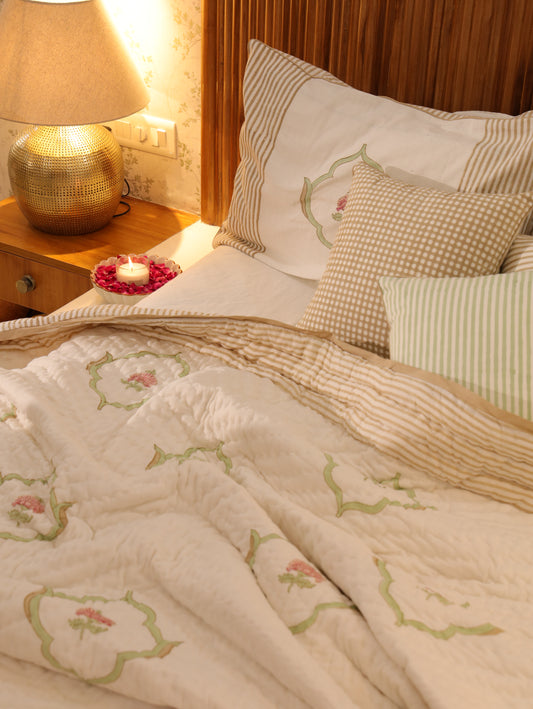 Mehrab Buta Cotton Quilt