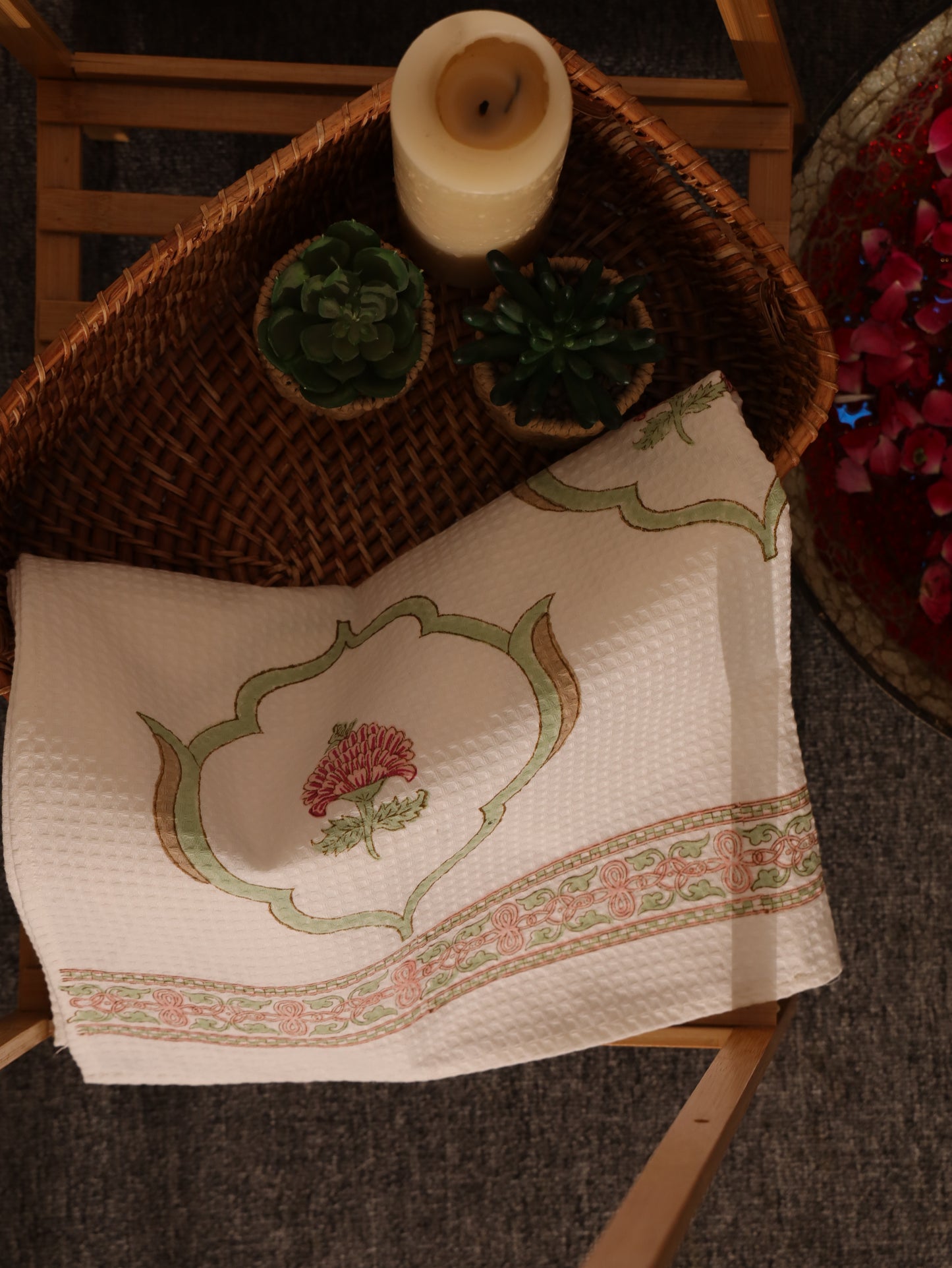 Mehrab Cotton Waffle Towel