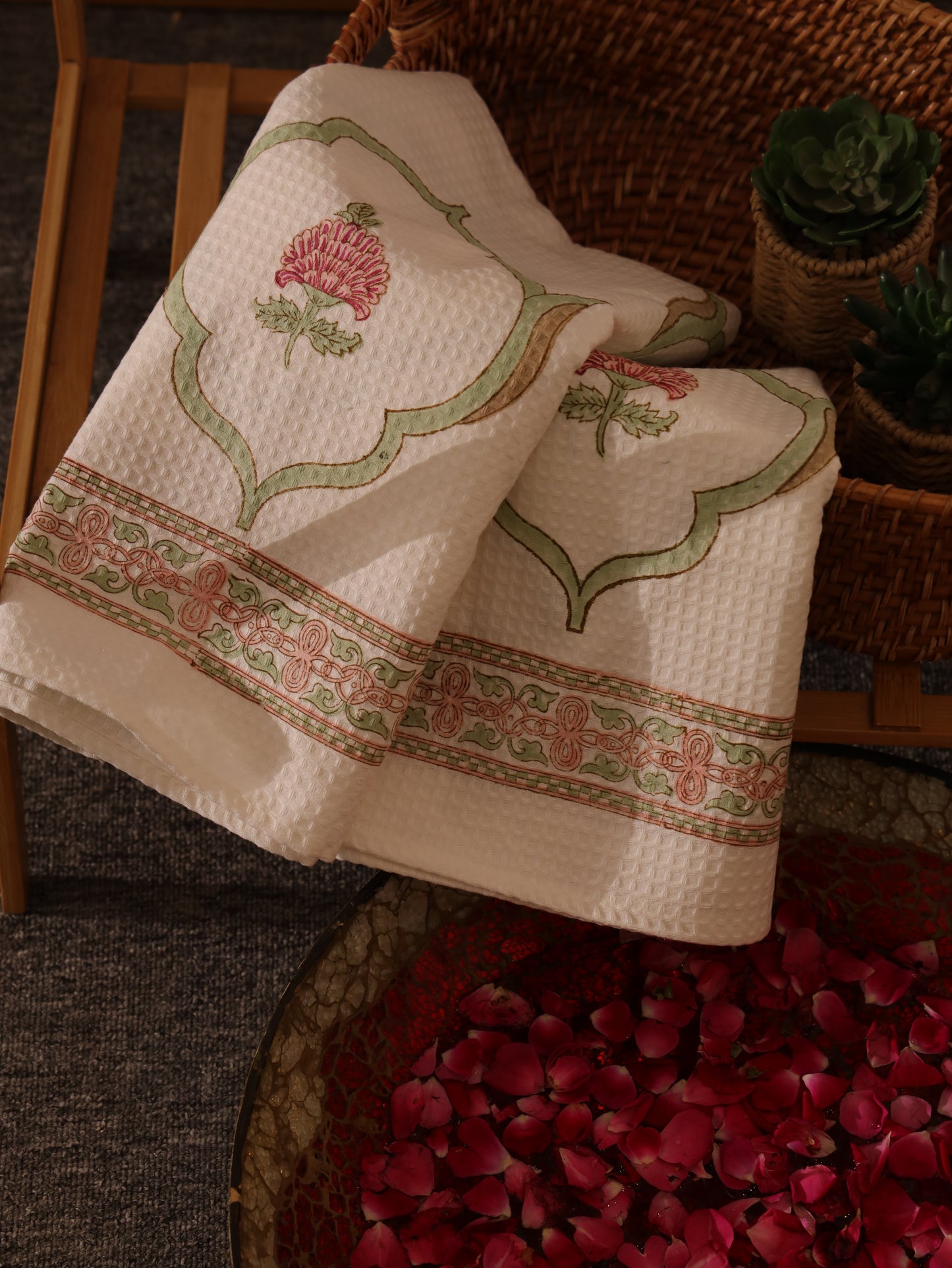Mehrab Cotton Waffle Towel