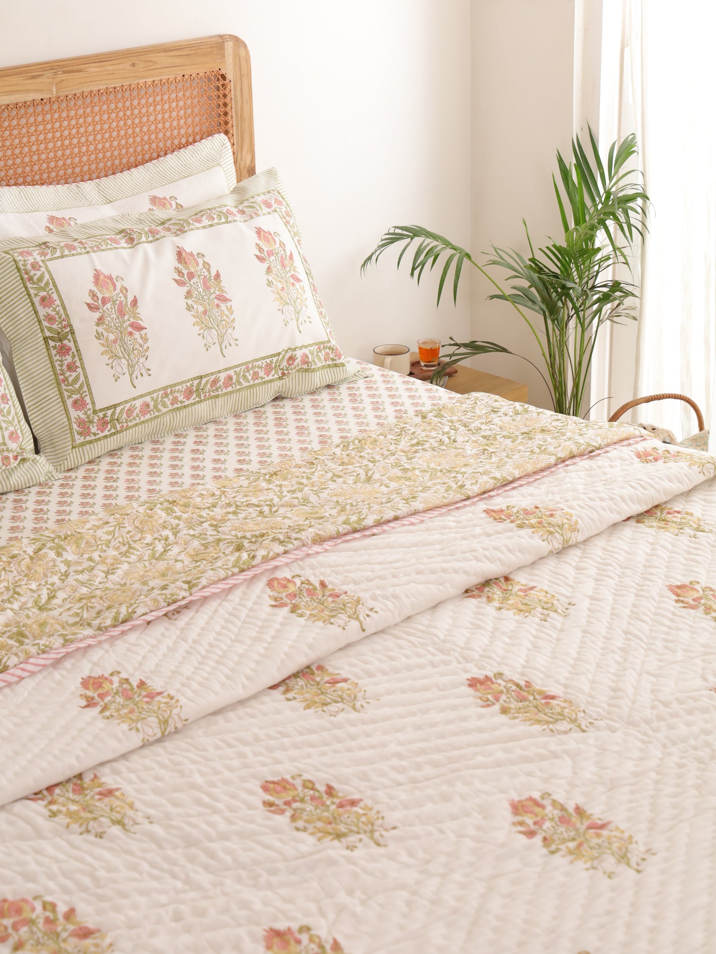 Valley of Flowers Cotton Quilt