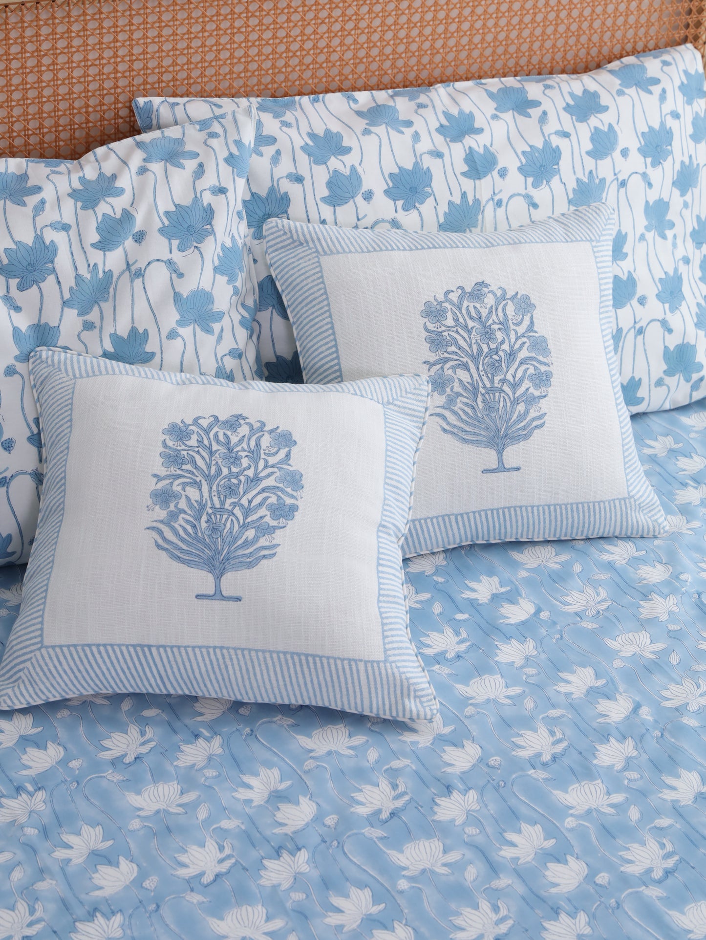 Blue Meadows Cushion Cover
