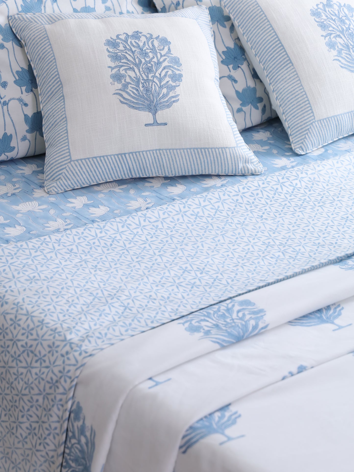 Blue Meadows Cotton Dohar