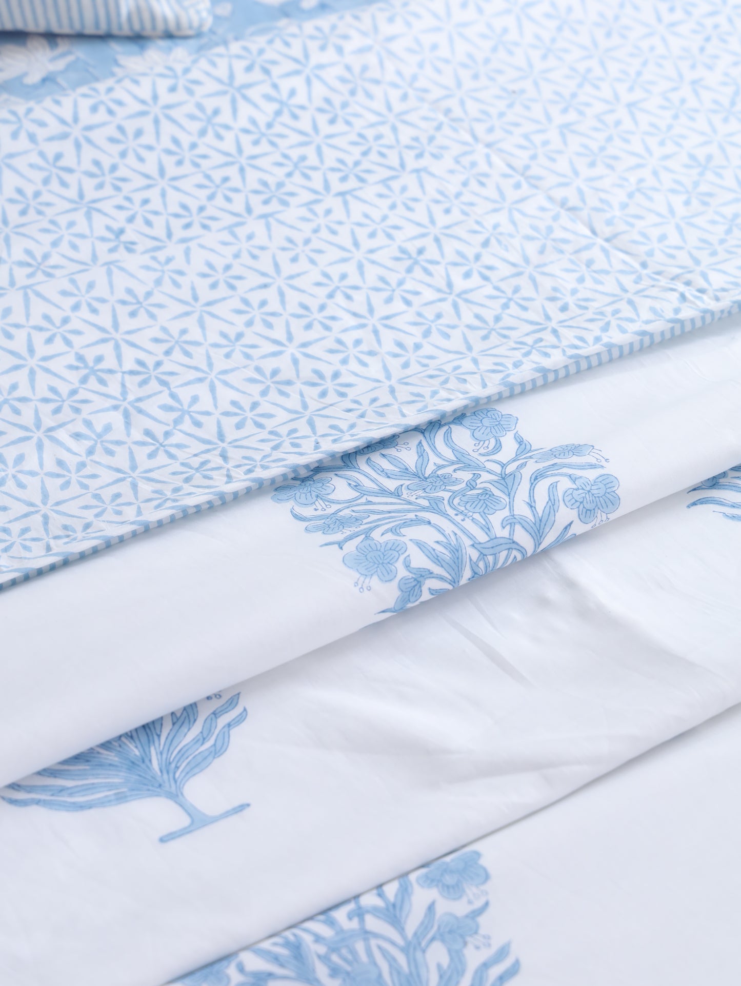 Blue Meadows Cotton Dohar