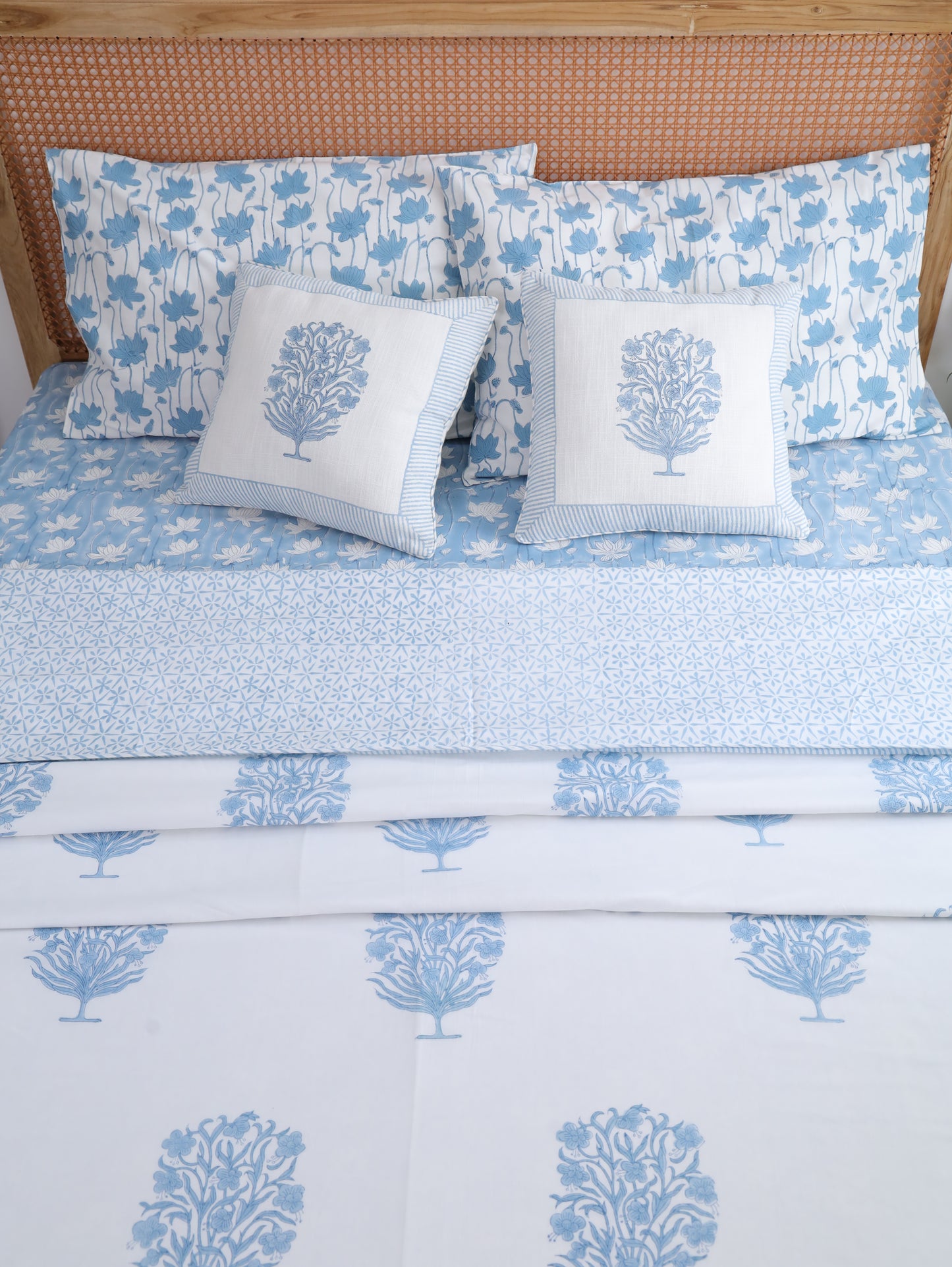 Blue Meadows Cushion Cover