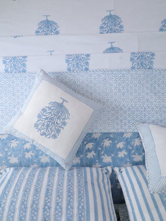 Blue Meadows Cushion Cover