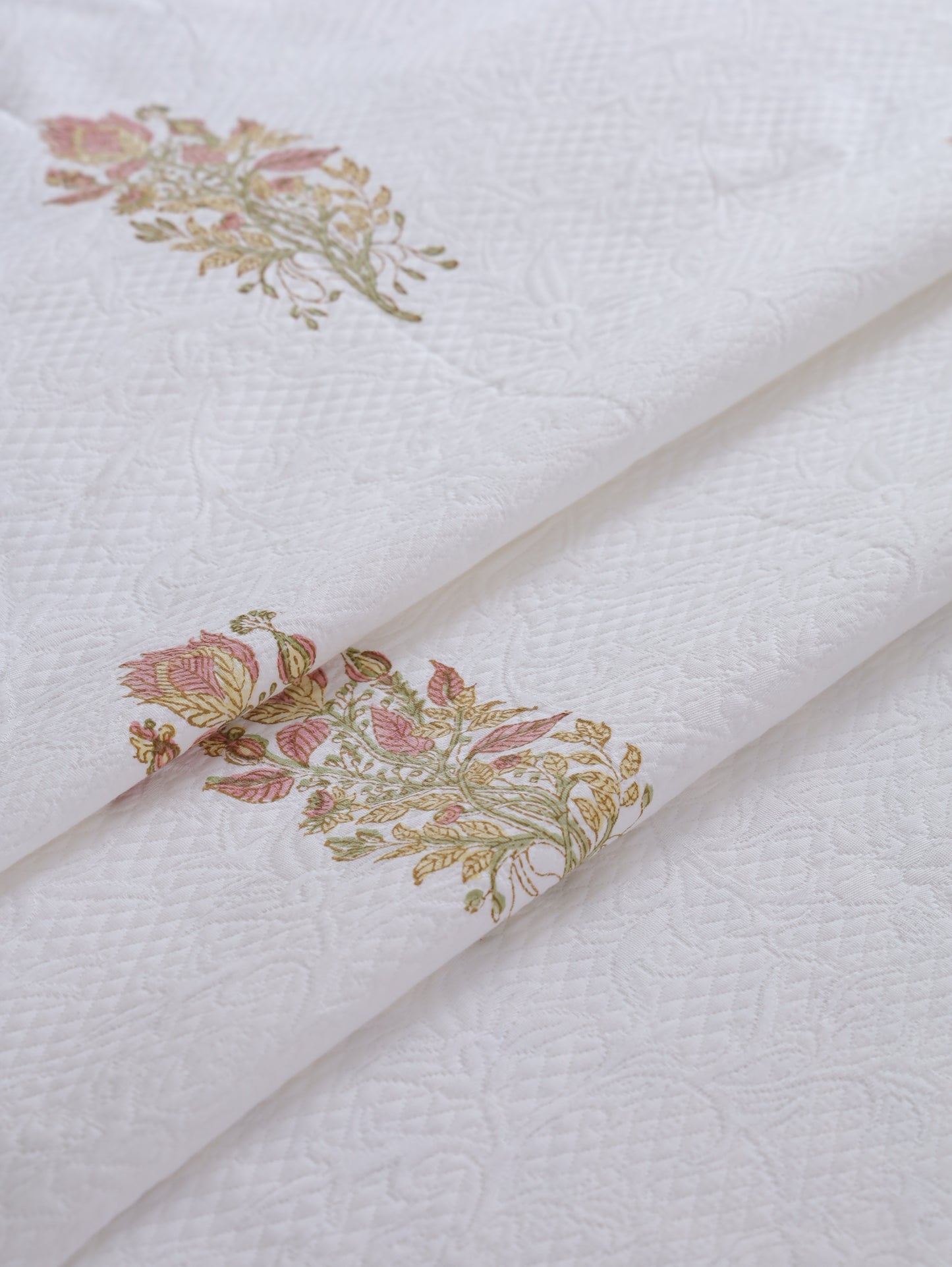Valley of Flower Jacquard Bedcover