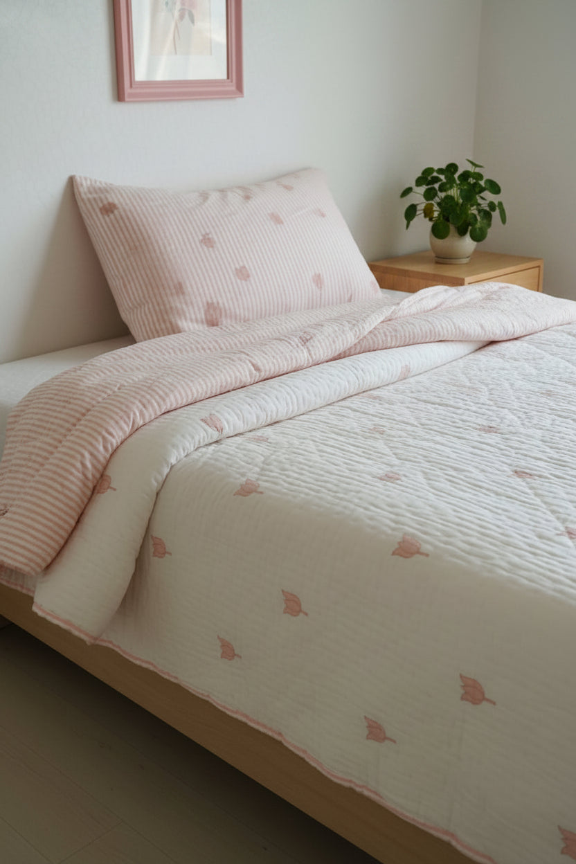 Lotus Cotton Quilt
